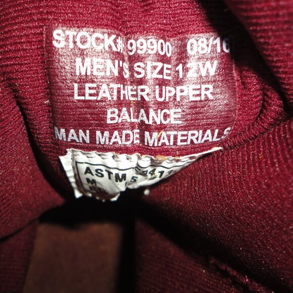 CHIPPEWA Men's Brown Leather Lace Up Steel Toe Waterproof Logger Boots Size 12 - Picture 8 of 11